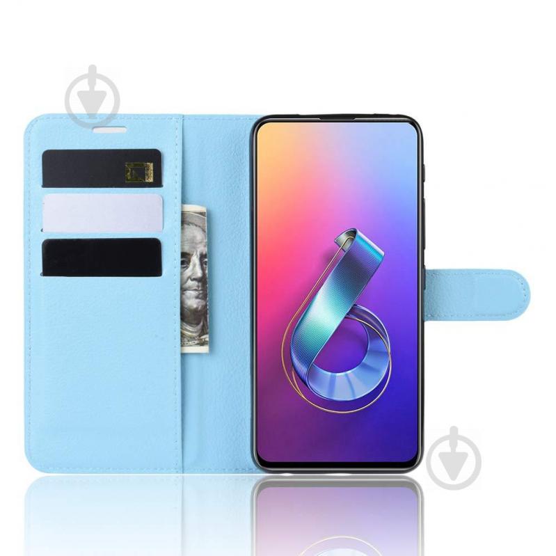 Чохол-книжка Litchie Wallet для Asus Zenfone 6 ZS630KL Blue (hub_yRIe91623) - фото 5