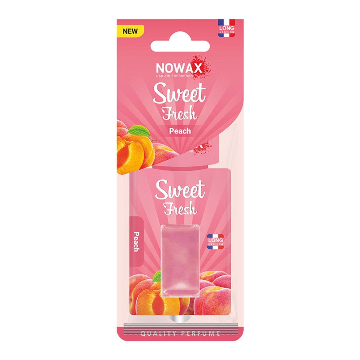 Ароматизатор мембранный Nowax Sweet Fresh - Peach - фото 1 Ароматизатор мембранный Nowax Sweet Fresh - Peach - фото 1