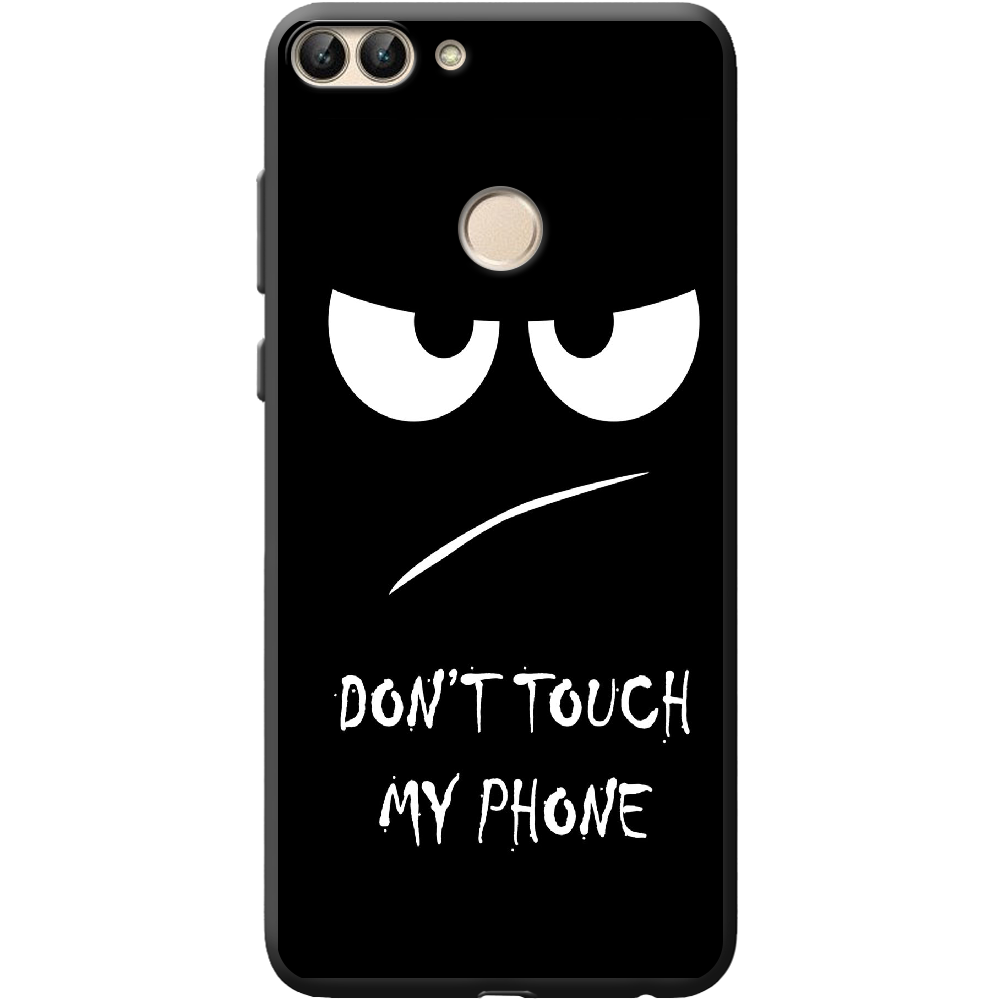 Чехол Boxface Huawei P Smart Don't Touch my Phone Чорний силікон (32669-up535-41523)