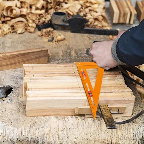 Угольник строительный для измерения и разметки под сверление отверстий 50 см (AN00161) - фото 5 Угольник строительный для измерения и разметки под сверление отверстий 50 см (AN00161) - фото 5