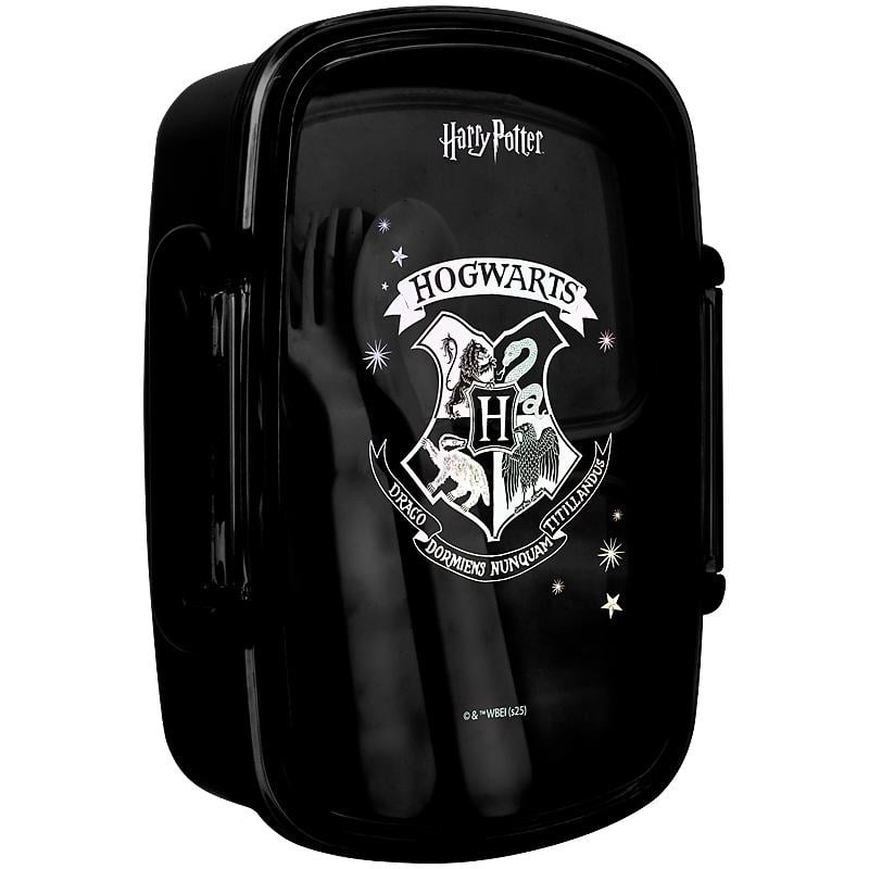 Ланчбокс для еды KITE Harry Potter HP25-181 с принадлежностями и 2 дополнительных емкости 750 мл (70411)