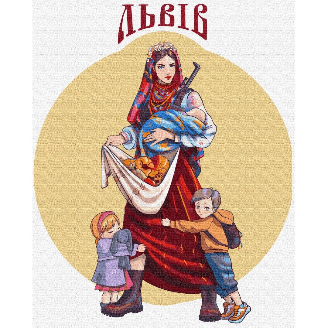 Картина по номерам ART CRAFT Щедрый Львов 40x50 см Разноцветный (PM-194-K-582)