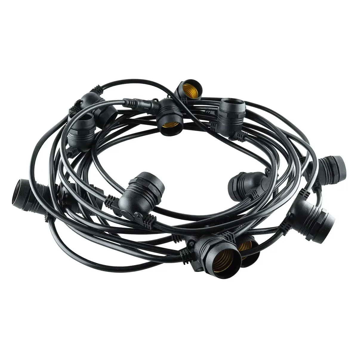 Гирлянда для светодиодных ламп IP67 E27х20 100W 10,5 м
