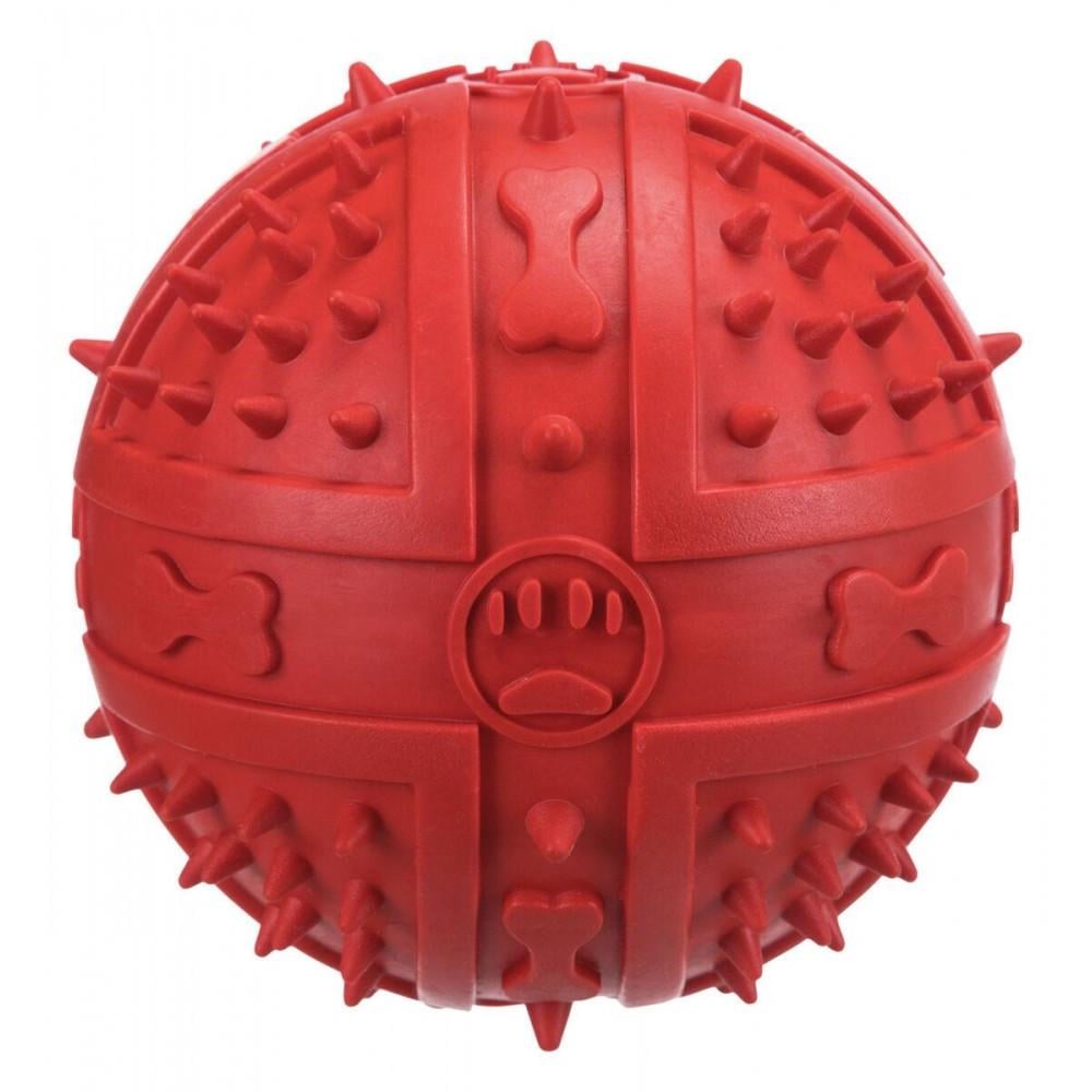 Игрушка для собак Trixie Мяч с пищалкой резина 9 см Красный (4011905348421)