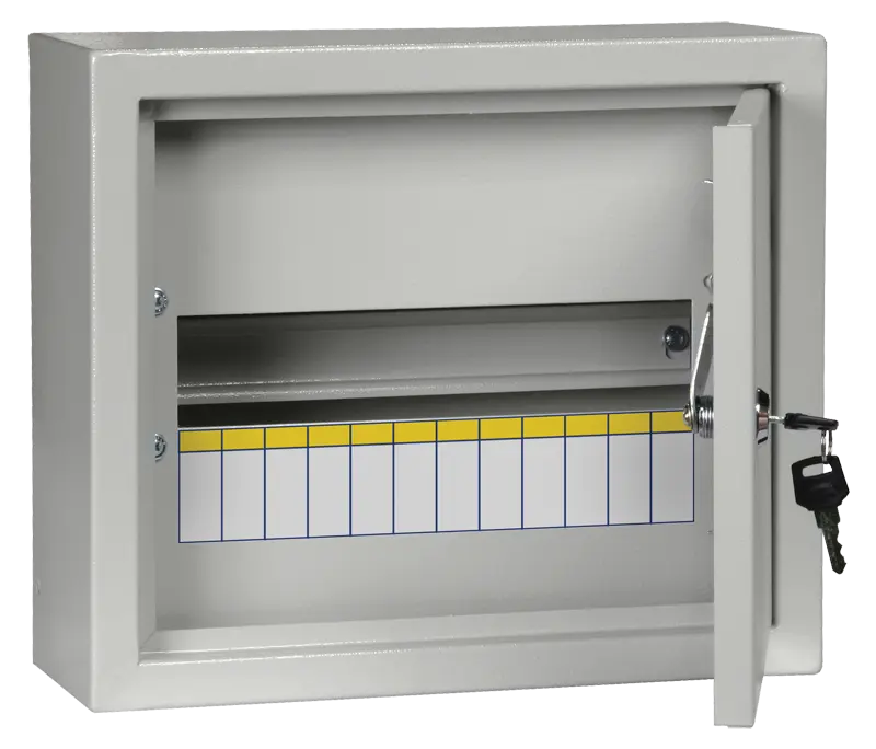 Щит распределительный УЕК ЩРн-12 12 модулей IP31 навесной c замком металлический 265х310х120 мм (MKM14-N-12-31-U) Щит распределительный УЕК ЩРн-12 12 модулей IP31 навесной c замком металлический 265х310х120 мм (MKM14-N-12-31-U)