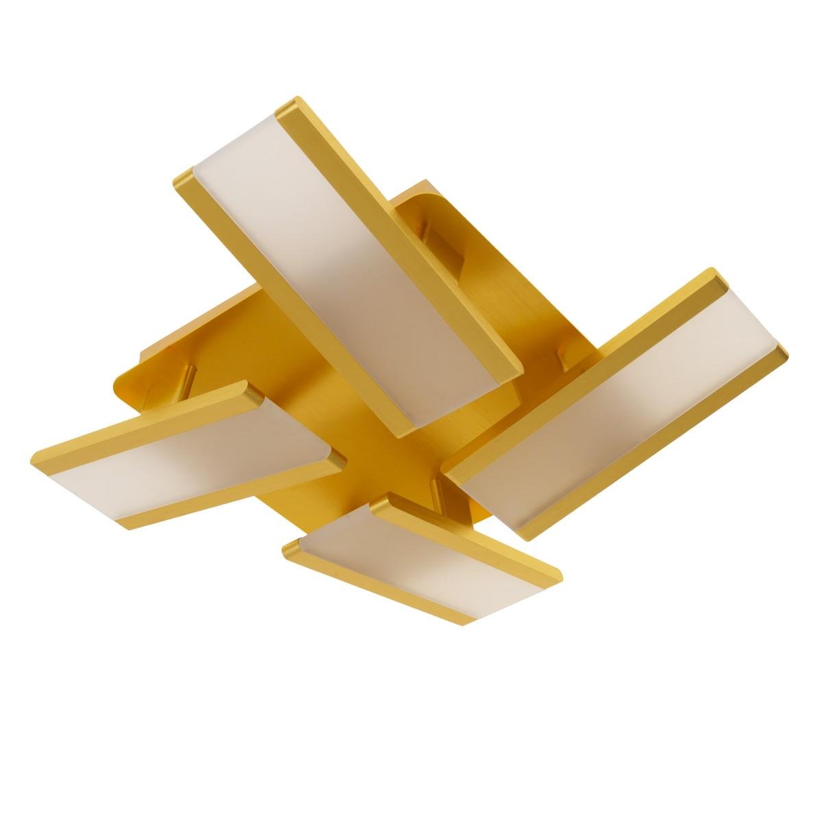 Люстра світлодіодна стельова лофт Brille BL-839С-Q/55 W WW G для спальні