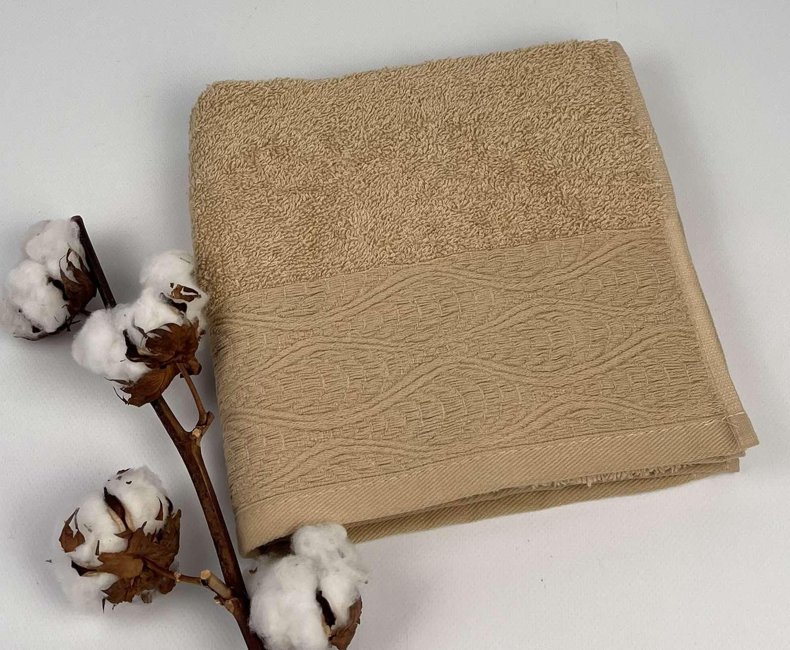 Полотенце Altinbasak Penye Lizy 50x90 см Бежевый (CN28465) - фото 1 Полотенце Altinbasak Penye Lizy 50x90 см Бежевый (CN28465) - фото 1