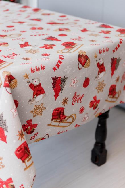 Скатертина Прованс Noel 120x136 см (42172) - фото 4 Скатертина Прованс Noel 120x136 см (42172) - фото 4