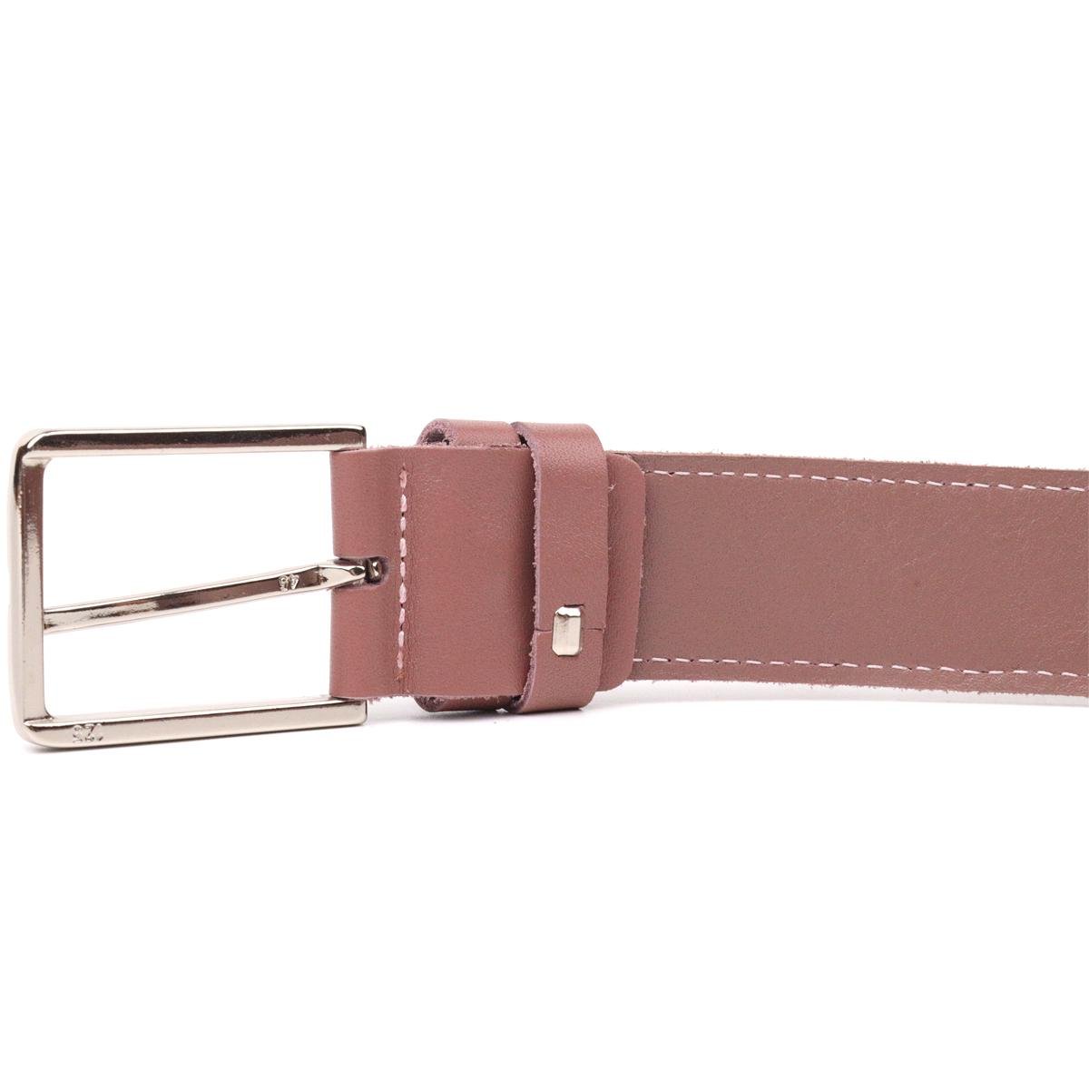 Ремінь жіночий шкіряний Grande Pelle Leather Belt 21459 Рожевий - фото 3