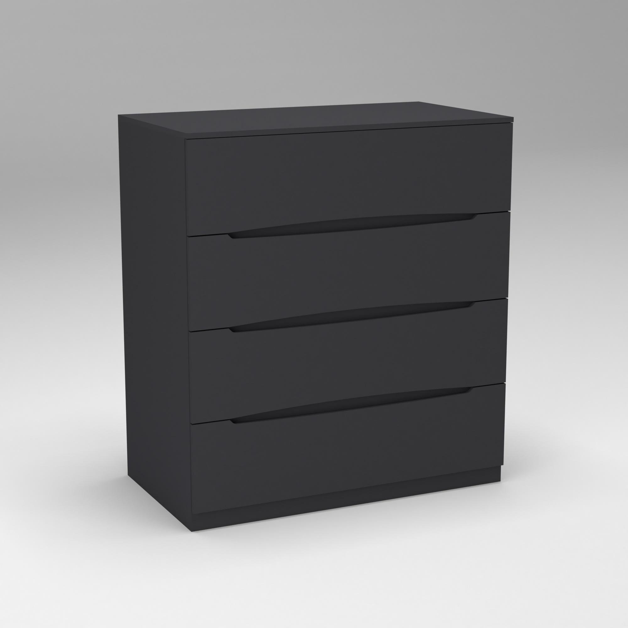 Комод Континент Дельта №1 1090х610х1200 мм Антрацитовый (23231)