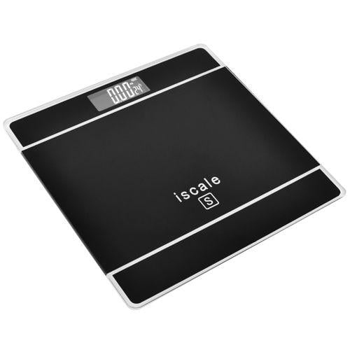 Весы напольные 2017D ISCALE 180 кг 0,1 кг температура Black