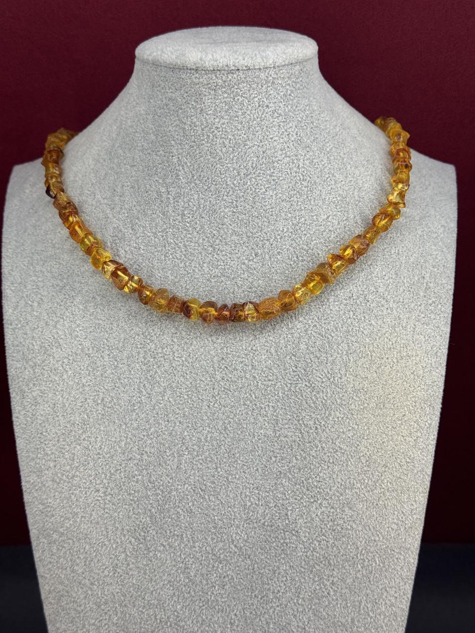 Бусы из янтаря лечебные 48 см (н-715)