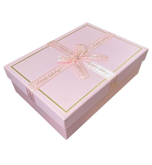 Подарочная коробка Happy moments 28x20x8 см Розовый (1353888)