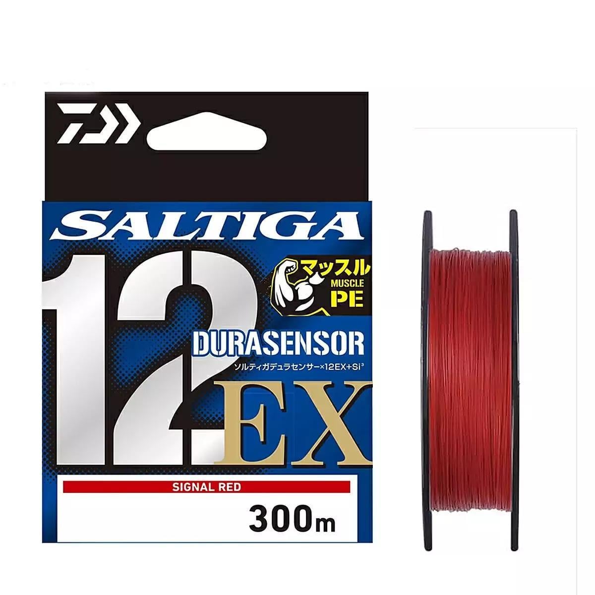 Шнур Daiwa UVF PE Saltiga Dura Sensor 12EX+Si3 Signal #8,0/0,470 мм 53 кг 300 м Red (2865160519)