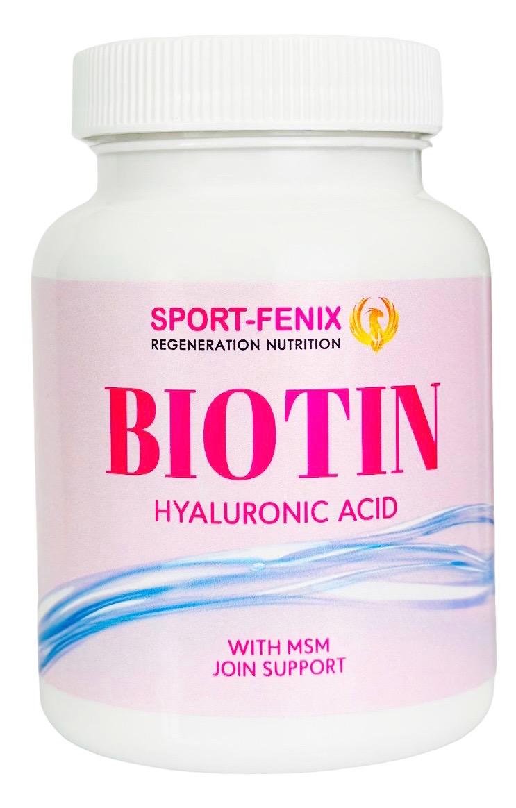 Комплекс вітамінів BIOTIN&HYALURONIC ACID Sport-Fenix 90 капс. (4820259600242)