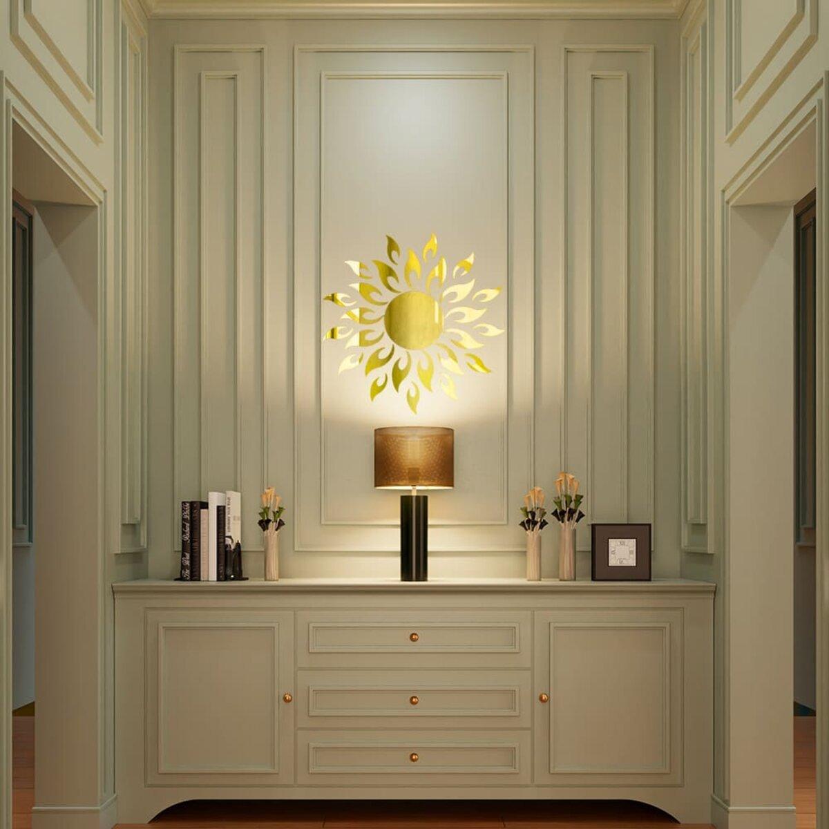 Декор дзеркальний акриловий самоклеючий 27 шт. Золотий (SW-00002503) - фото 6 Декор дзеркальний акриловий самоклеючий 27 шт. Золотий (SW-00002503) - фото 6