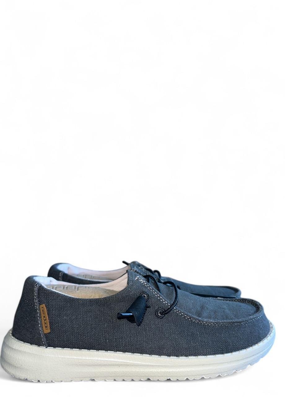 Чоловічі мокасини Hey Dude Wendy Chambray off р. 42 27,7 Сірий (2789952860) - фото 3 Чоловічі мокасини Hey Dude Wendy Chambray off р. 42 27,7 Сірий (2789952860) - фото 3