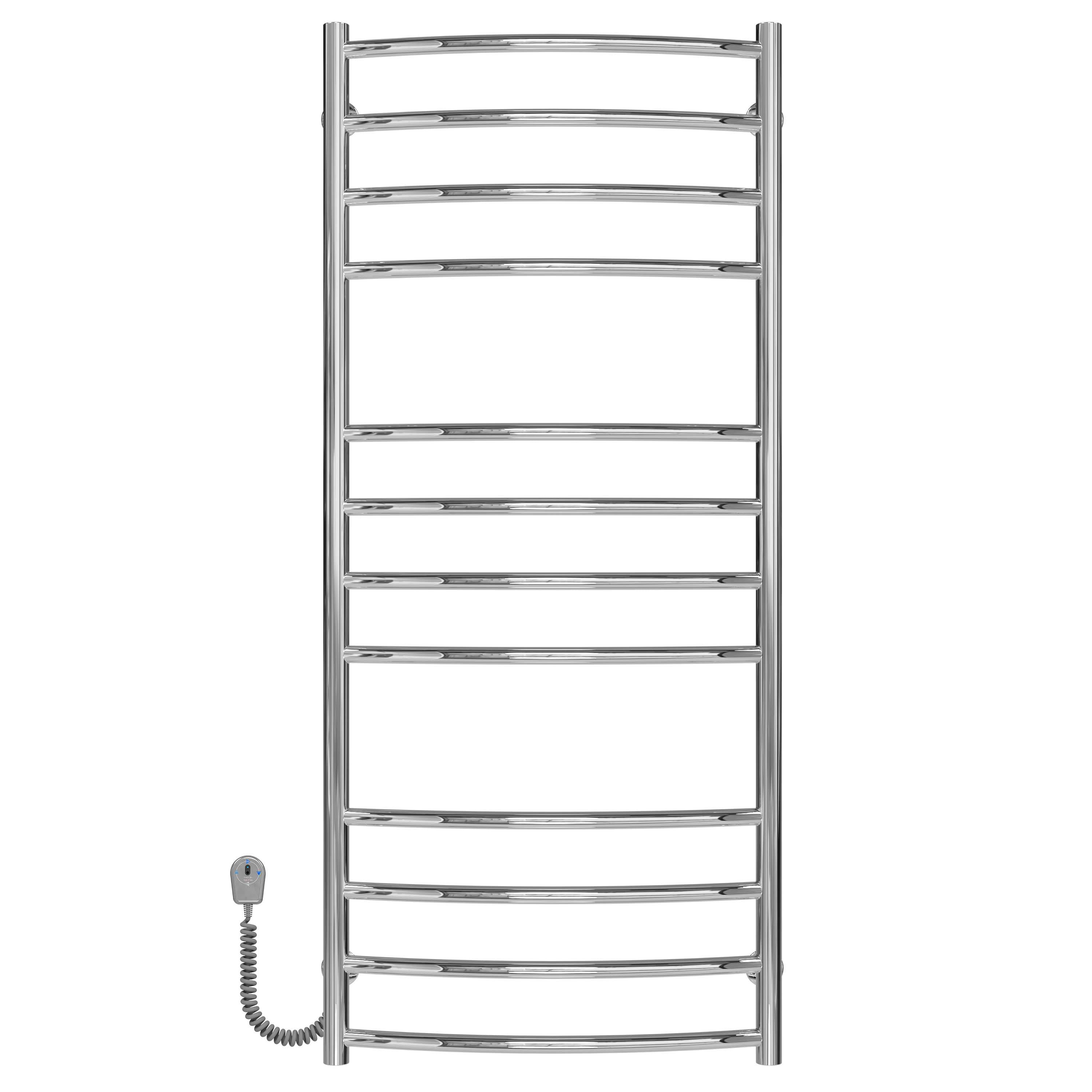 Полотенцесушитель электрический Deffi Классик Элит П12 EF16 левое подключение нержавеющая сталь 400х1200 мм Хром (C.KE.120.40.12.ECL5)