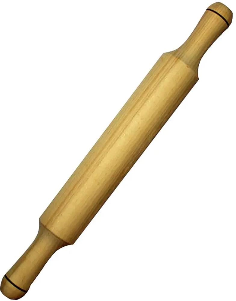 Качалка для теста Mazhura деревянная с ручками 40 см (422098)