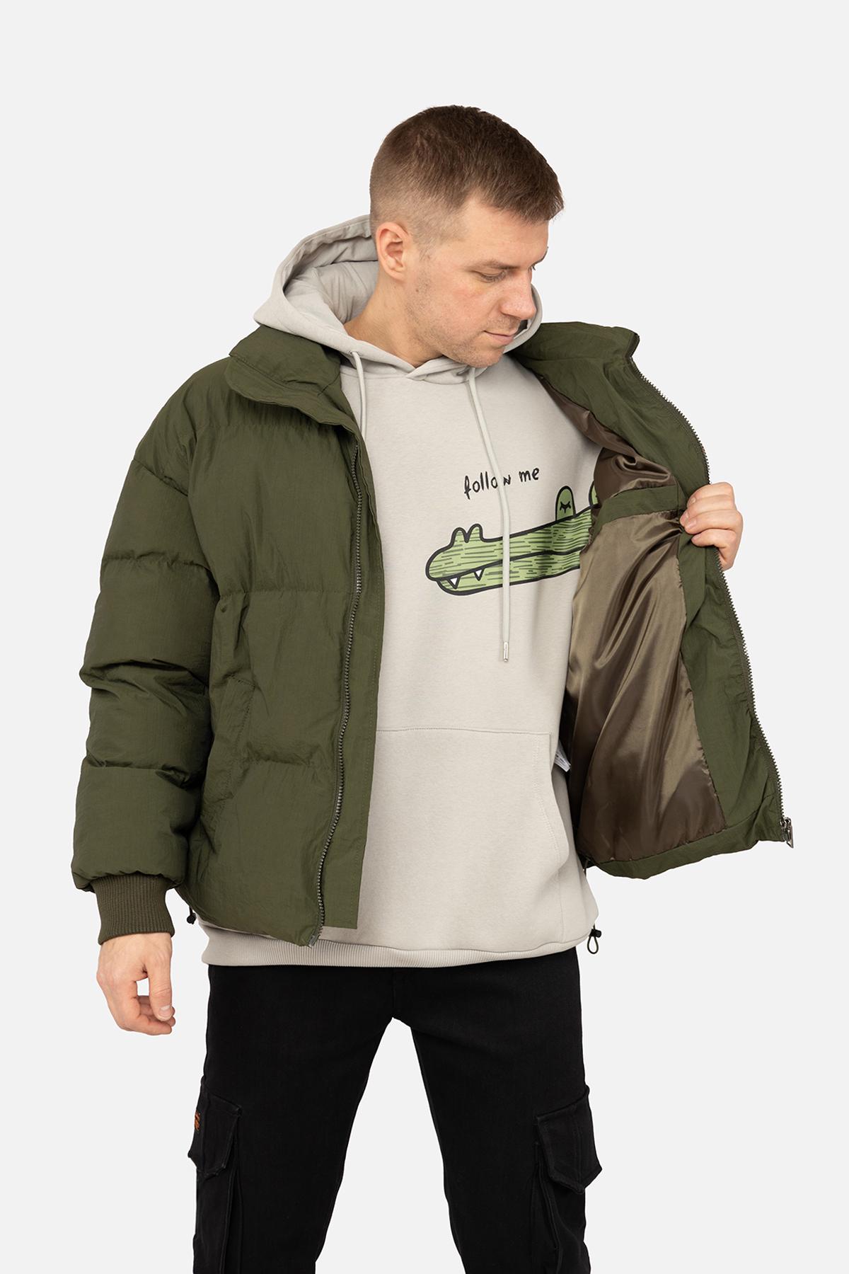 Куртка мужская р. 48 Хаки (SKT001026200) - фото 3 Куртка мужская р. 48 Хаки (SKT001026200) - фото 3