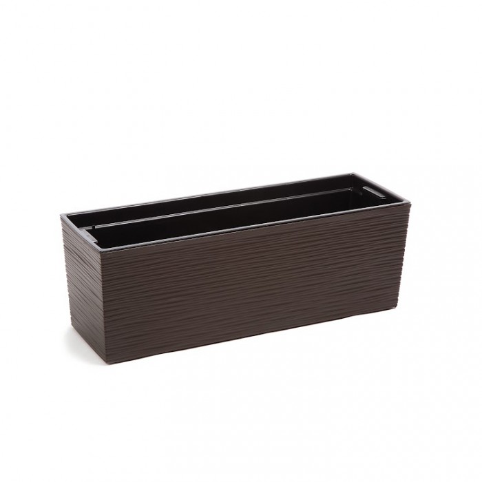 Горшок пластиковый Бегония Длуто с вкладкой 190х560 Мокко (5059)