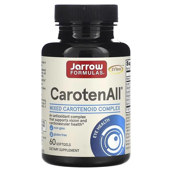 Антиоксидант Jarrow Formulas CarotenALL Mixed Carotenoids Complex 60 Softgels (000001797)