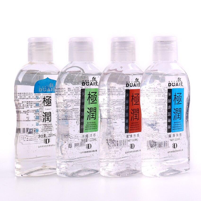 Смазка для секса DUAI на водной основе 220 мл Green (Green_rhy-5) - фото 5