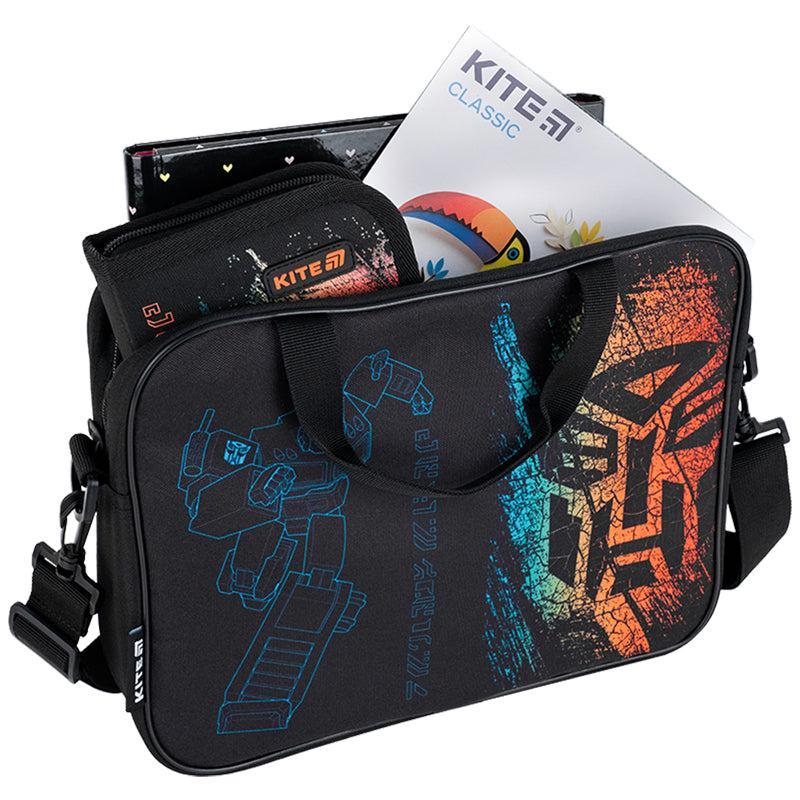 Школьная сумка текстильная KITE Transformers Generations Черный (TF25-589) - фото 5