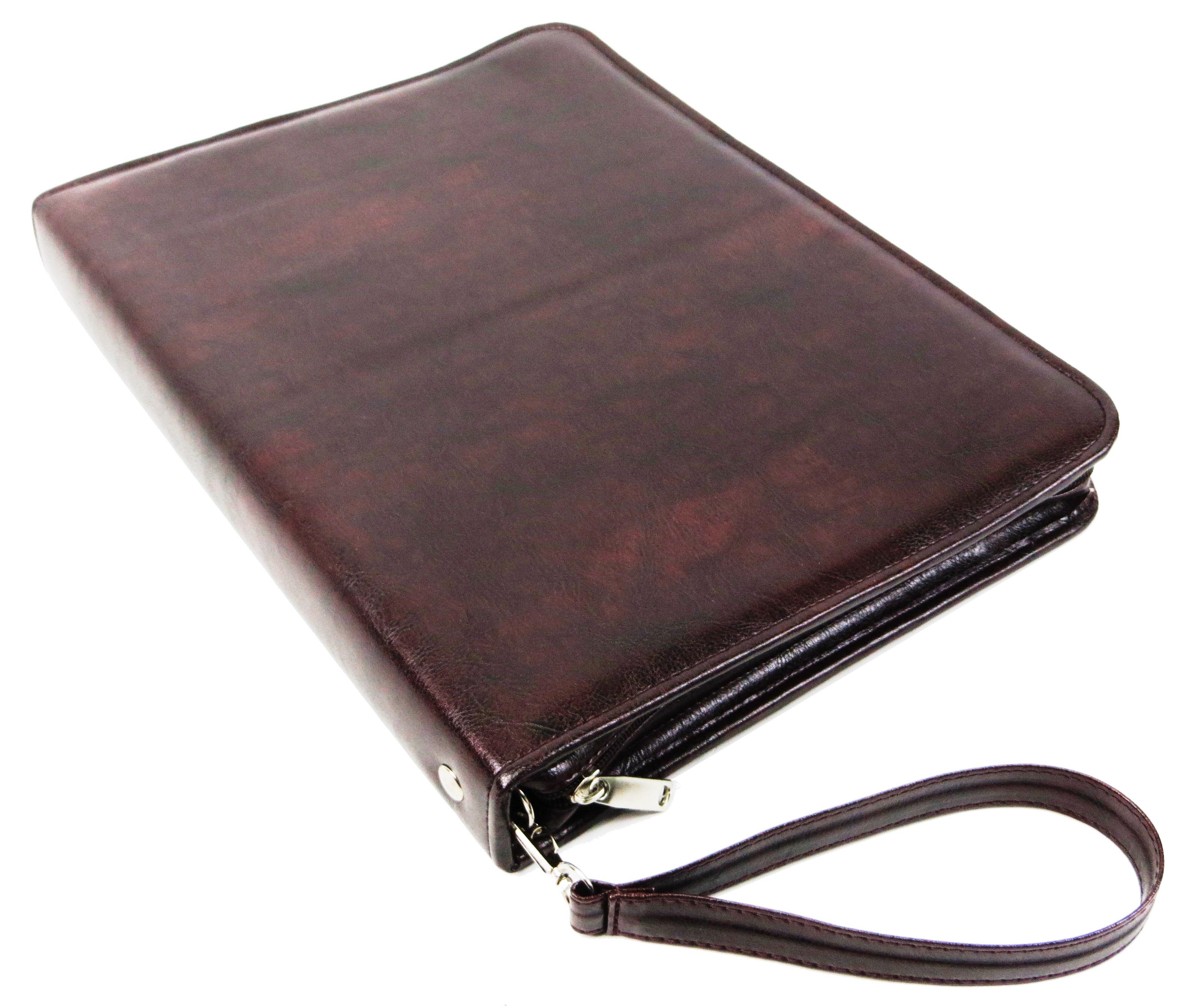 Папка деловая Exclusive для документов из экокожи Коричневый (710800-1 brown)