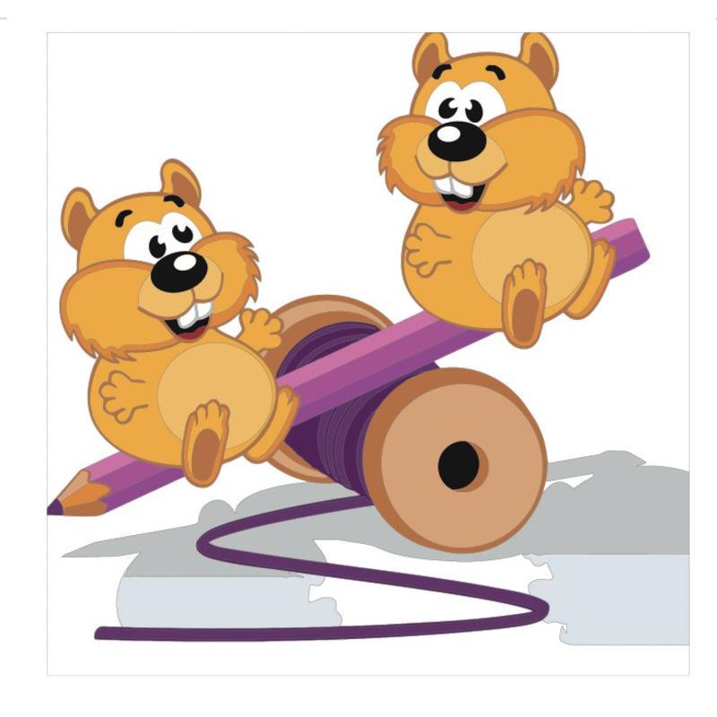 Картина по номерам Strateg Игривые бурундучки 30x30 см (ES029)