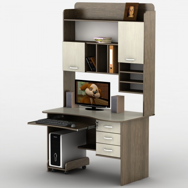 Комп'ютерний стіл Тиса СК-28 Венге/Дуб молочний (62cd2361fa5d7b192c71af7c)