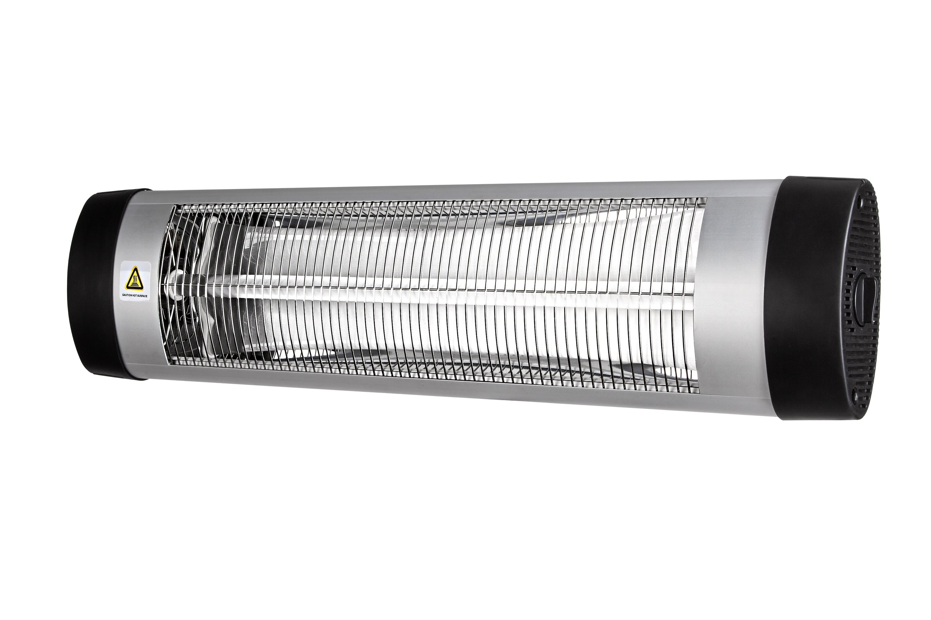 Инфракрасный обогреватель кварцевый универсальный 5 режимов 2000 Вт Черно-серебристый (IH-2000-Q1S1)