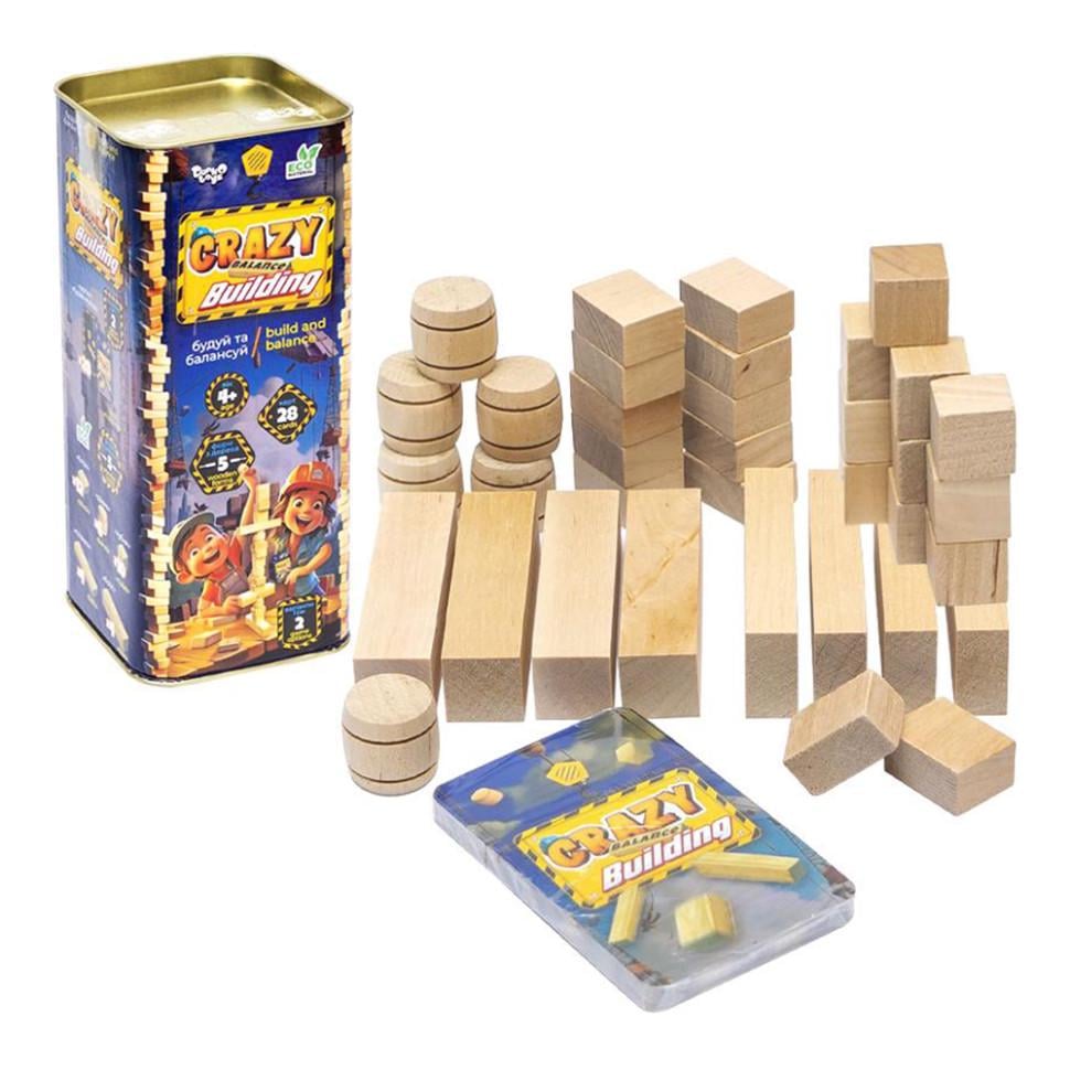 Настільна гра розвиваюча Danko Toys Crazy Balance Building CBB-01 28 карт завдань (RLT39509) Настільна гра розвиваюча Danko Toys Crazy Balance Building CBB-01 28 карт завдань (RLT39509)