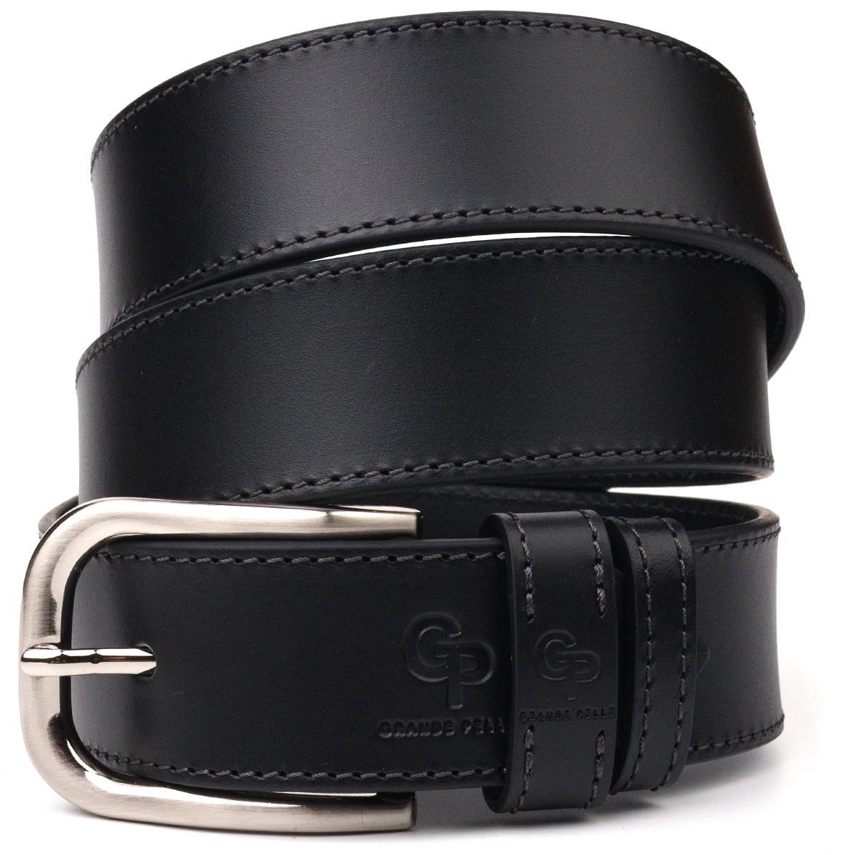Ремень мужской GRANDE PELLE Leather Belt 21463 Черный Ремень мужской GRANDE PELLE Leather Belt 21463 Черный