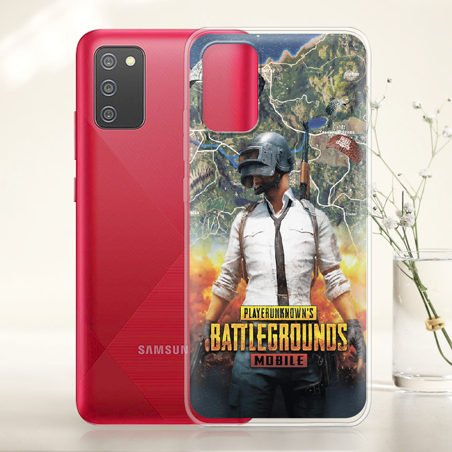 Чехол BoxFace Samsung A025 Galaxy A02S PUBG Mobile Прозрачный силикон (41511-up2309-41511) - фото 2