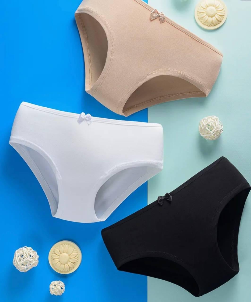 Комплект трусов Baykar для девочки-подростка р. 6 158-164 см 11-12 лет (7966)