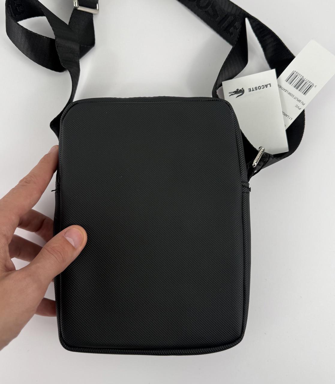 Барсетка Lacoste через плечо Черный - фото 8 Барсетка Lacoste через плечо Черный - фото 8