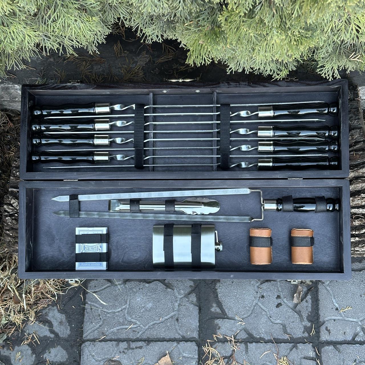 Набор подарочный для барбекю Mzavod Казак Черный (27728892) - фото 3 Набор подарочный для барбекю Mzavod Казак Черный (27728892) - фото 3