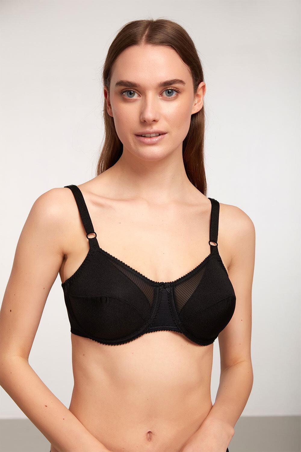 Бюстгальтер Kom Неллі 85 DD Чорний (8690044027525)
