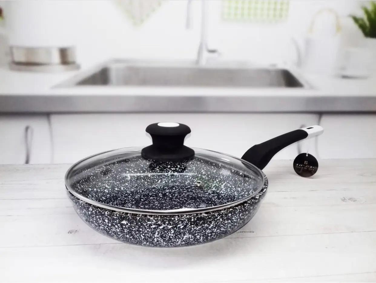 Сковорода для индукционной плиты Edenberg EB-9165 с гранитным антипригарным покрытием 22 см (2530554795)