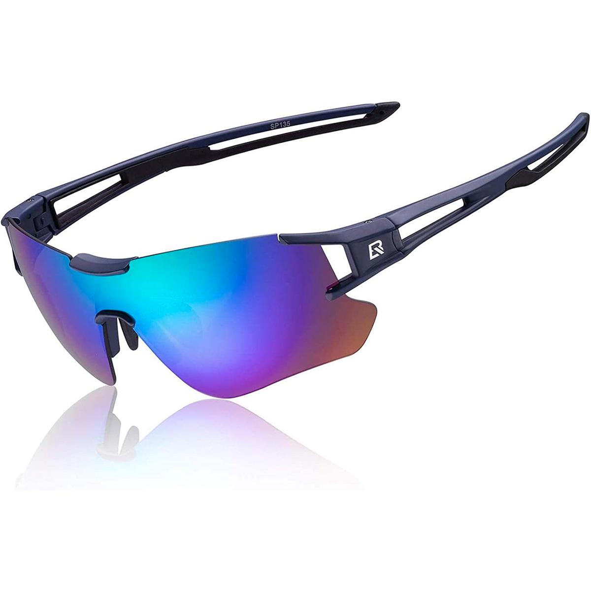 Спортивные солнцезащитные очки ROCKBROS 10129 поляризованные Темно-синий (RB-10129-2397)
