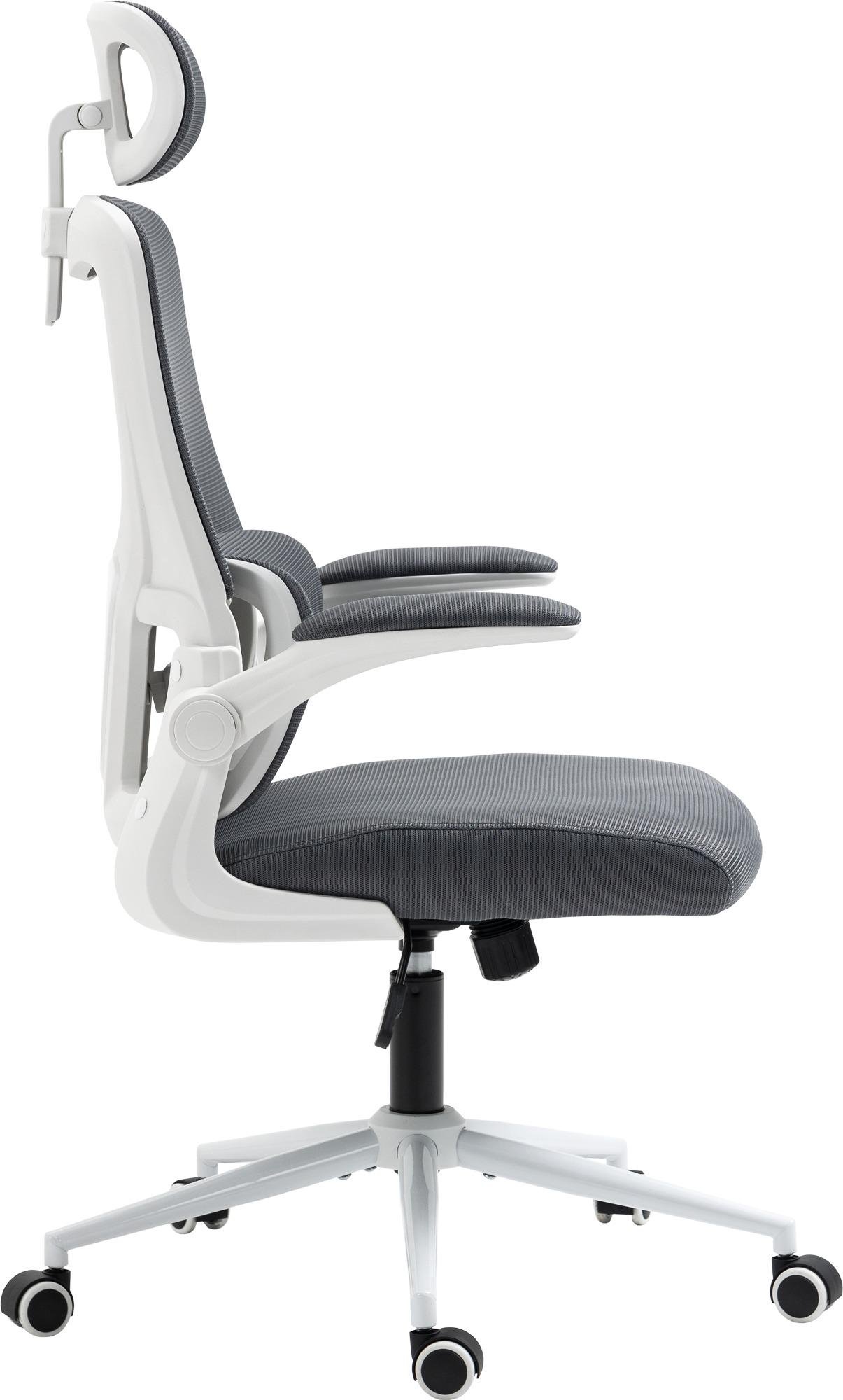 Крісло офісне GT Racer X-5728 White/Grey - фото 4