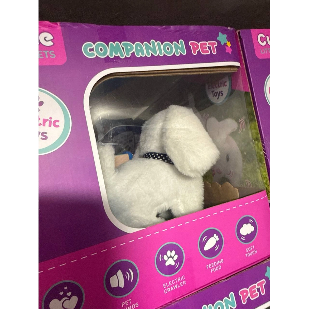 Интерактивный песик 070-1B со звуковыми эффектами и набором для игры White (29195011) - фото 2