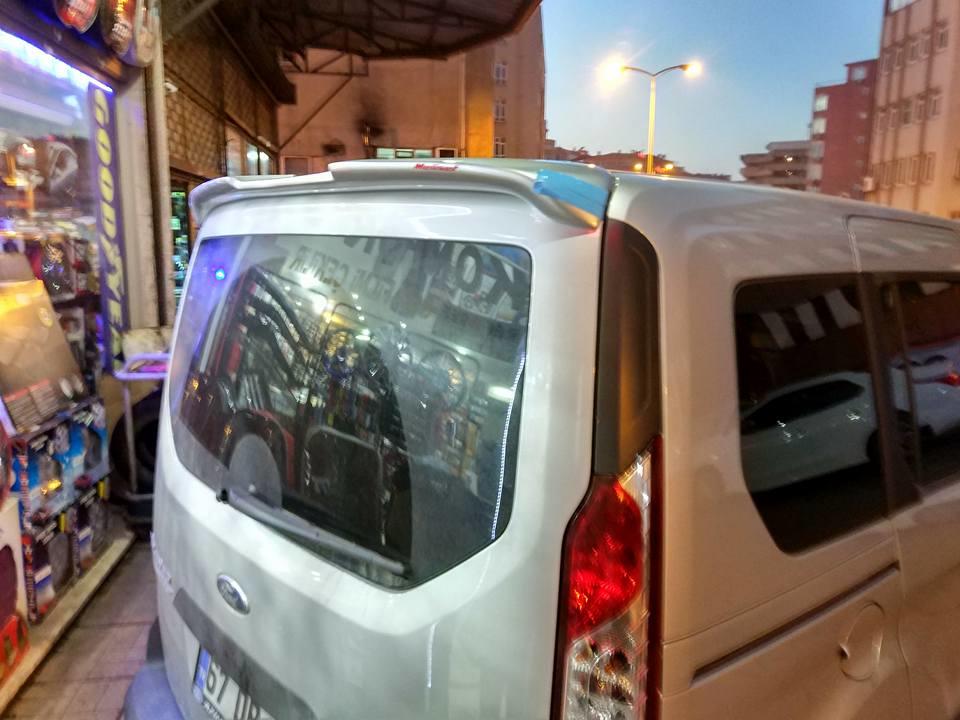 Спойлер Meliset для Ford Connect 2014-2021 гг. стеклопластик Под покраску - фото 4