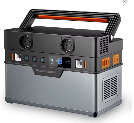 Зарядна станція портативна ALLPOWERS 230 В 288Wh 300W 500W пік з UPS та бездротовою зарядкою