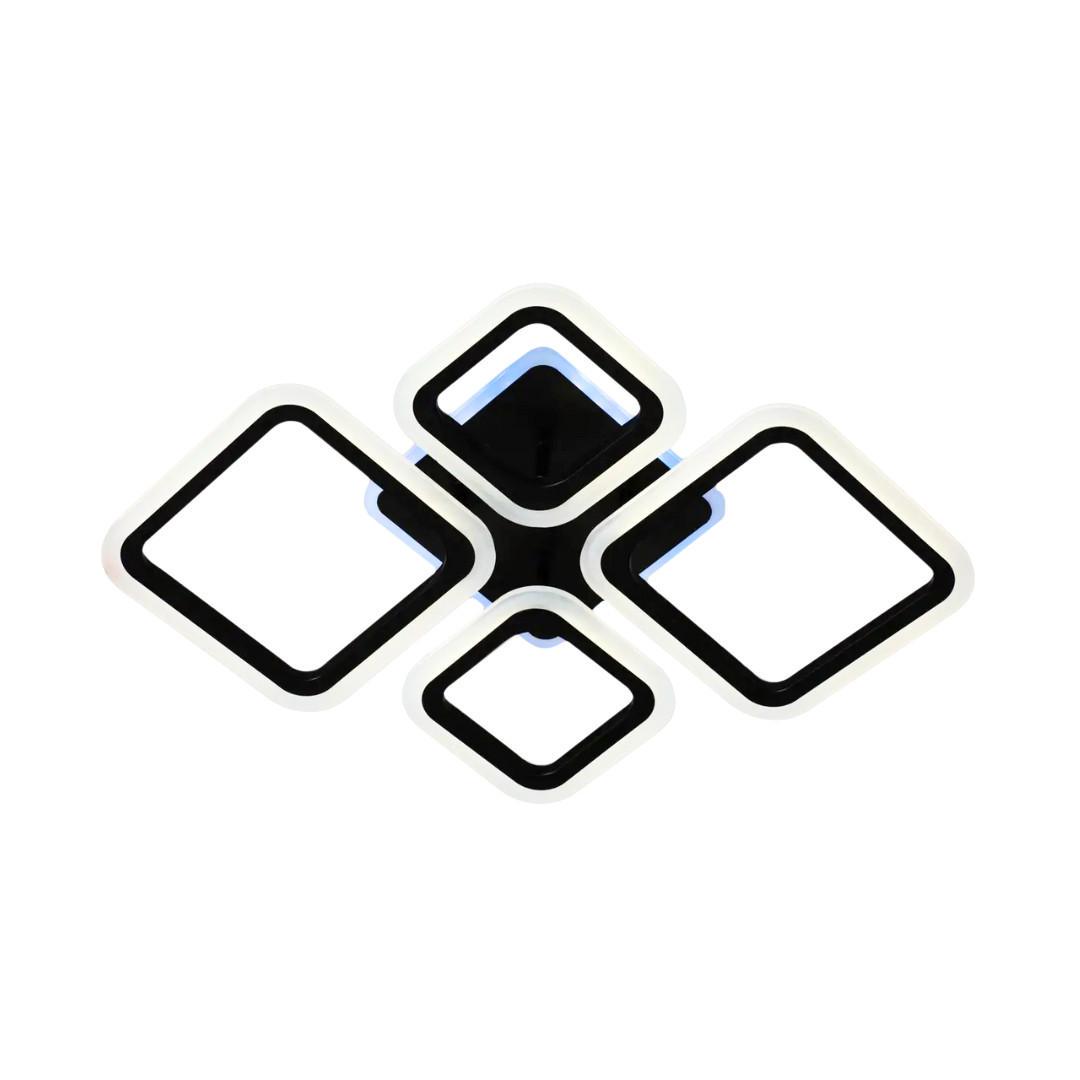 Люстра LED Svet с пультом 72W/28W Черный (SY-5330/2+2BK-RGB) Люстра LED Svet с пультом 72W/28W Черный (SY-5330/2+2BK-RGB)