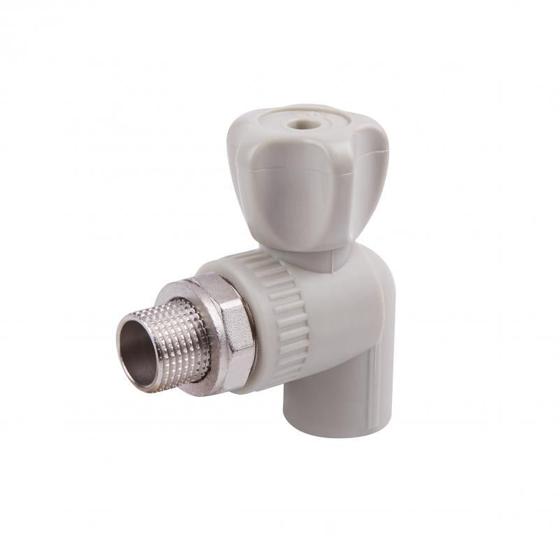 Кран шаровый для радиатора Alfa Plast PPR угловой 25х3/4" (24850691)