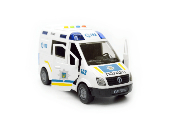 Іграшковий мікроавтобус Union Group 69609 Поліція 21 см (46543) - фото 2 Іграшковий мікроавтобус Union Group 69609 Поліція 21 см (46543) - фото 2