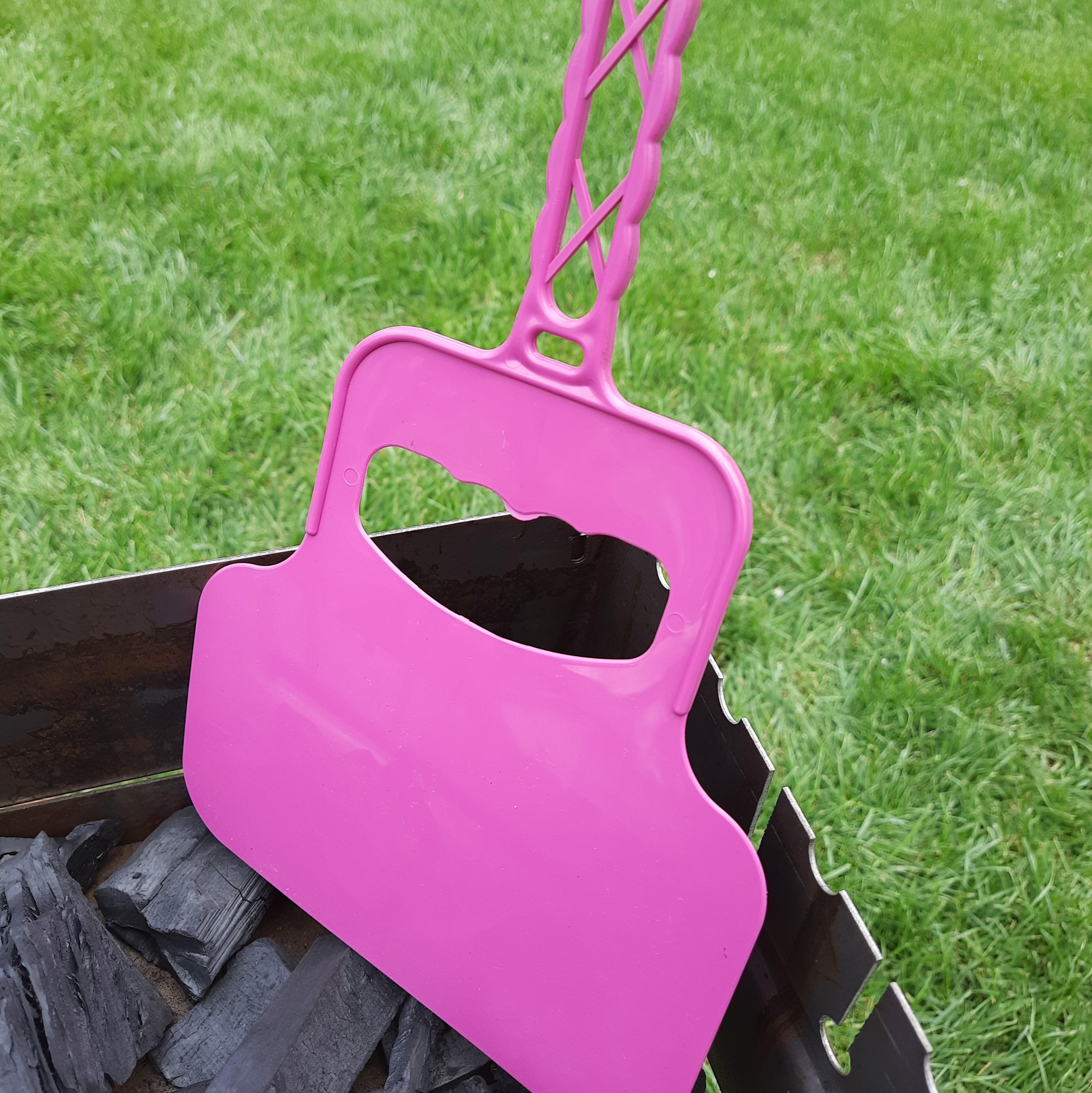 Лопатка-віяло для роздмухування вугілля Рожевий