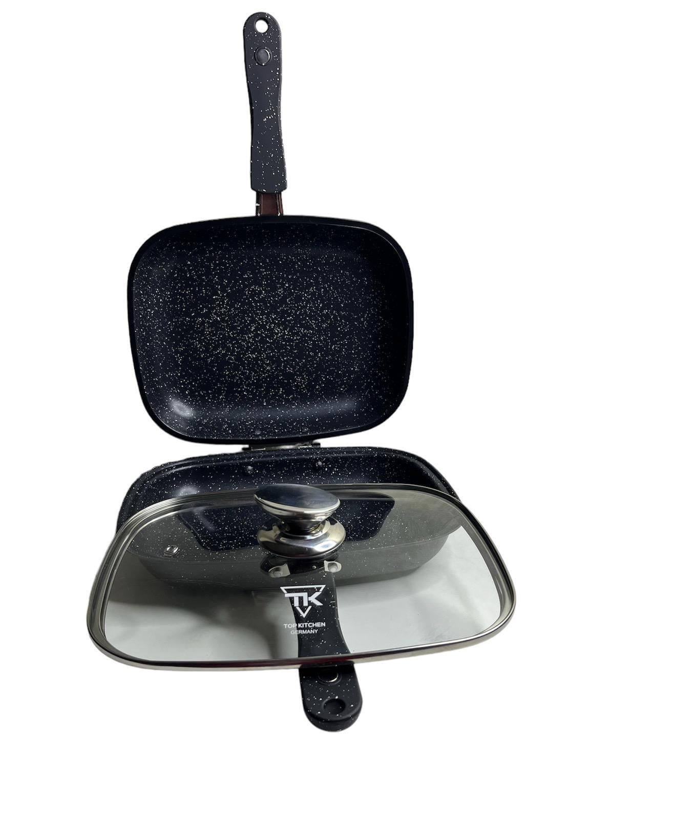 Сковорода Гриль Top Kitchen TK00097 двусторонняя Черный